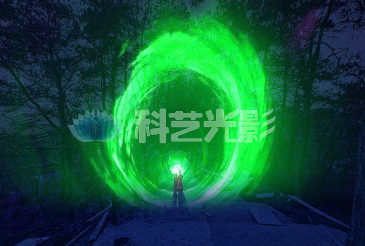 景區魔幻森林光影秀