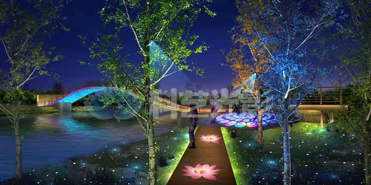 植物園夜游主題光影秀